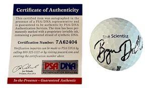 BRYSON DECHAMBEAU SIGNED BRIDGESTONE DEBUT GOLF BALL PSA/DNA IN THE PRESENCE COA - Picture 1 of 3