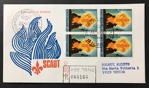 ITALIA - 1968 BOY SCOUTS ITALIANOS FDC F/U SG 1220 - Imagen 1 de 1