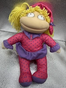 Vintage 1997 Mattel Rugrats Slumber Party Angelica Pickles Doll Vinyl Plush 12in - Picture 1 of 7