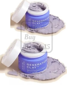GENERATION CLAY Ultra Violet Brightening Purple Clay Mask, 60 g *new with box* - Picture 1 of 1