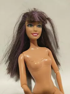 Barbie Swapping Styles freche Raquelle braune Haare lila Streifen artikuliert 2003 - Bild 1 von 10