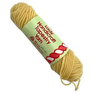 De colección Años 70 Columbia Minerva Dama Artesanía 100% Lana Tapiz Hilo VARA DE ORO 40YD - Imagen 1 de 3