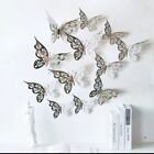 12 X 3d Butterfly Wall Stickers Home Decor Room Decoration Sticker Bedroom Cute
