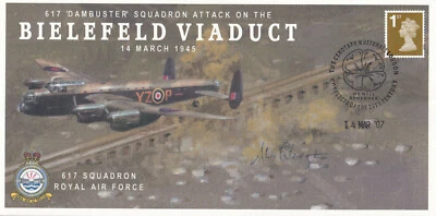 Bielefeld Viaduct SIGNED Warrant Officer Cherrington GB Cover 2007  3/4 (28766)  - Image 1 of 2