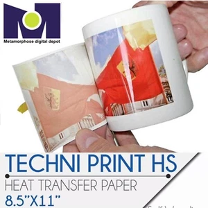 HTP TECHNI-PRINT HS Wärmeübertragungspapier für harte Oberflächen 8,5"" x 11"" 20 Blatt - Bild 1 von 8