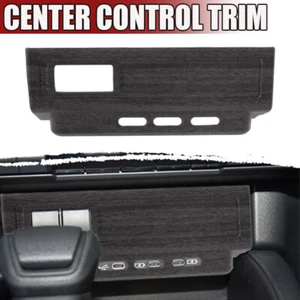 Black Wood Grain Console Cigarette Lighter Panel Trim For Prado LC250 2024-2025 - Bild 1 von 13
