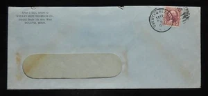 1935 HISTORIA POSTAL Kelley-How-Thomson pesca DULUTH & ALTOONA R.P.O. Duluth MN - Imagen 1 de 2