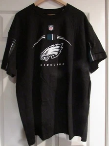 NFL Philadelphia Eagles Sideline Camiseta Negra Nueva con Etiquetas Nueva 2XL - Imagen 1 de 5