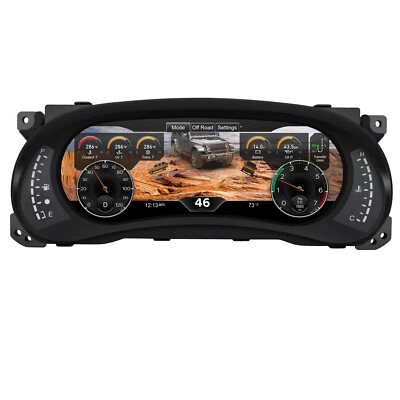 Cuadro de instrumentos LCD de 12,3 pulgadas para Jeep Wrangler JK 2011-2018 Foto 1 de 4