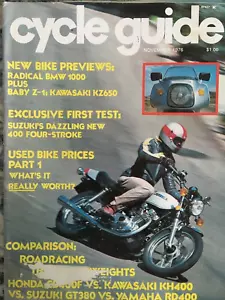 Cycle Guide Magazine November 1976 - Picture 1 of 3