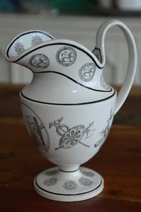 Creil et Montereau 1810 Faience Arco de Tito "Triunfo" Grisalla Fina 6.5"x 5" - Imagen 1 de 13