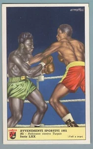 TCL070.6 Figurine Lavazza - Avvenimenti Sportivi: Box Robinson contro Turpin - Picture 1 of 1