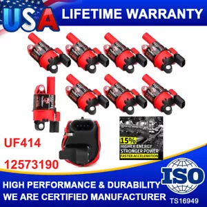 D514A High Performance Round Ignition Coil For Chevy Silverado GMC 1500 2500 5.3 - Picture 1 of 13