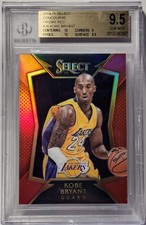 2014-15 Panini Select Kobe Bryant Red Prizm /149 BGS 9.5 GEM MINT Lakers