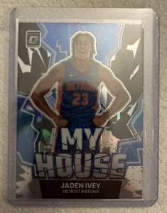 2022-23 Donruss Optic Jaden Ivey RC My House #9 Holo Prizm Detroit Pistons - Bild 1 von 2
