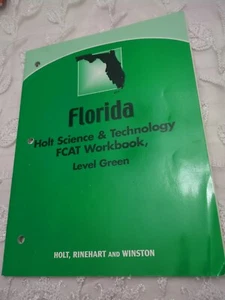HOLT SCIENCE & TECHNOLOGY FLORIDA: FCAT WORKBOOK Level Green - Foto 1 di 2