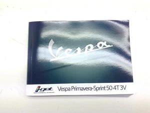 Use and Maintenance Manual PIAGGIO VESPA SPRINT 25KM-H 50 2020 CD0201 - Picture 1 of 4