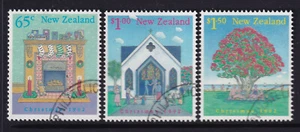 NEW ZEALAND 1992 CHRISTMAS SET OF 3 STAMPS. SUPERB CTO / USED - Picture 1 of 1