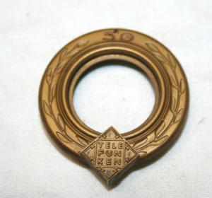 Zierring,  Emblem, Zierblende " Telefunken 50 " für Röhrenradios           [RT3] - Picture 1 of 2