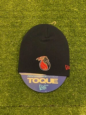Vintage YTK New Era Detroit Pistons Toque Performance Knitwear beanie winter hat - Image 1 of 4