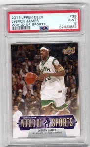 🔥2011 Upper Deck LEBRON JAMES World of Sports Cavaliers PSA 9🔥 - Picture 1 of 1