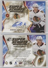 2020-21 SPx Superscripts Gold /25 Dominik Kubalik #S-DK Auto
