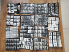 LOT OF 15 SHEETS OF 1950'S  MODELING STUDIO PHOTO SHOOT PROOFS BLACK AND WHITE