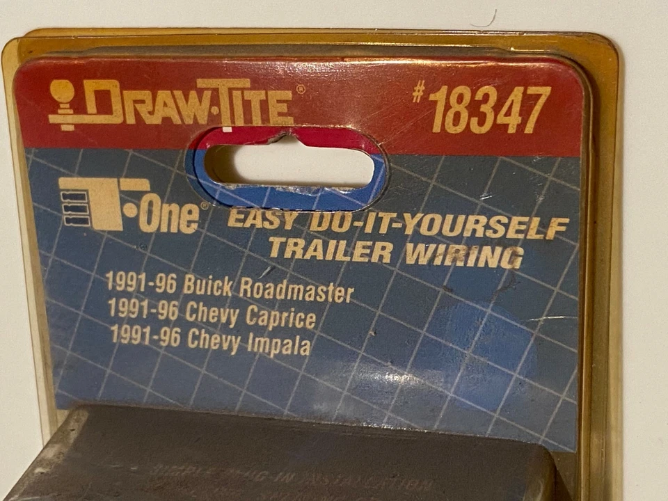 Kit de conectores de remolque Draw-Tite 18347, Chevy Caprice & Impala, Buick Roadmaster Foto 1 de 3