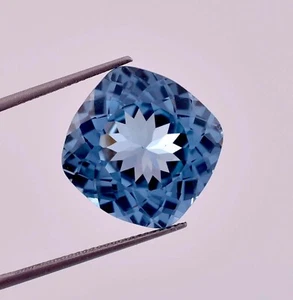 AAA+ Rare Natural Namibia Jeremejevite Cushion Cut Loose Gemstone GIT Certified - Picture 1 of 6