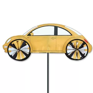VW Volkswagen gelb 24" Käfer abgesteckte Wind Spinner Stange & Halterung...19.. PR 26833 - Bild 1 von 1