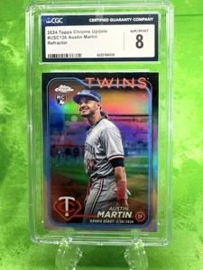 Austin Martin RC - 2024 Topps Chrome Update Series - Rookie Debut #USC136 Twins - Picture 1 of 5