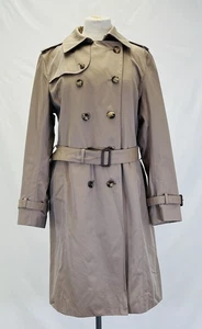 BROOKS BROTHERS Ladies Designer Trench Coat Woman Fashion SZ 14 - Picture 1 of 12