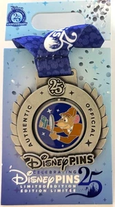 2025 Disney Parks Basil Great Mouse Detective 25 Trading Lanyard Medal LE Pin - Picture 1 of 1