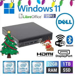 CHEAP FAST Windows 11 TINY MINI Desktop PC CORE i7 6TH 32GB RAM 1TB SSD WIFI 01 - Picture 1 of 4
