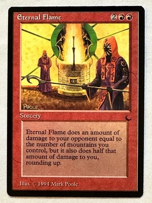 Eternal Flame  - Magic the Gathering MTG The Dark - Near Mint - Free Shipping! - Image 1 of 2