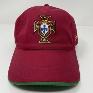 Vintage Portugal National Fußball Mütze Kappe Riemen hinten Einheitsgröße Fußball Nike Herren - Bild 1 von 8