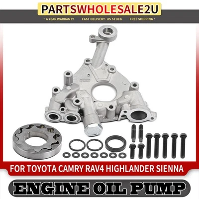 Bomba de aceite de motor para Toyota Camry 2007-2017 RAV4 Highlander Sienna Avalon Venza Foto 1 de 4
