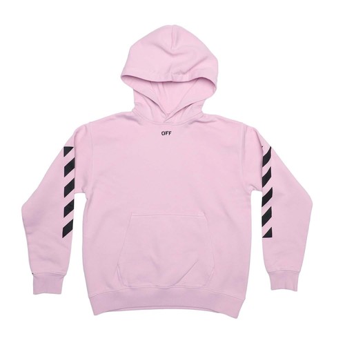 OFF WHITE Felpa con cappuccio rosa bambina Off White Junior Off Stamp