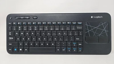Logitech K400r Teclado Táctil Inalámbrico con Receptor Dongle Negro - Imagen 1 de 4