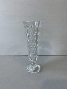 Vintage Cristal D'Arques Crystal Vase Square Cut France Bud Vase Mini Vase - Picture 1 of 10