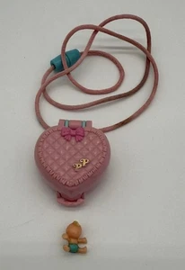 Polly Pocket BABY & DUCKY LOCKET Polly’s Bath Time 1993 vintage con figurina bambino - Foto 1 di 5
