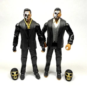 Raul Mendoza & Joaquin Wilde WWE Mattel Basic Series 128 Figure Lot Set Complete - Picture 1 of 2