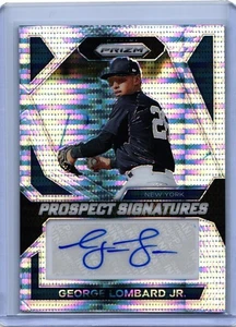 2024 Panini Prizm Prospect Signatures George Lombard Jr Prizm Pulsar  /199 - Picture 1 of 2