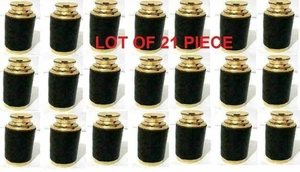 Lot Of 21pc Telescope 6" Nautical Handheld Marine Pirate Brass Leather Telescope - Picture 1 of 4