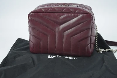 Auténtico bolso de boliche Loulou pequeño con monograma acolchado en Y de piel de becerro YSL Saint Laurent Foto 1 de 4