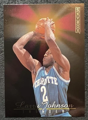 Skybox Thunder & Lightning 1993/94 inserción Larry Johnson/Tyrone Bogues #TL5 casi nuevo Foto 1 de 2