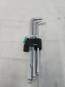 Wera 950 PKL/9 SM N-Llaves en L para Tornillos Hexagonales, Juego de 8 Piezas Métrico (Incompleto - Imagen 1 de 3
