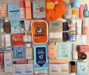 HUGE NEW MIXED MAKEUP & SKINCARE LOT 45 pcs Sephora Ulta Dr. Dennis Gross Hempz - Picture 1 of 24