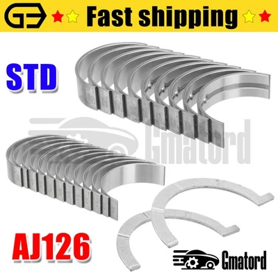 Nuevo kit de rodamiento de varilla principal STD + arandelas de empuje AJ126 para Jaguar Land Rover 3,0 L V6 Foto 1 de 4