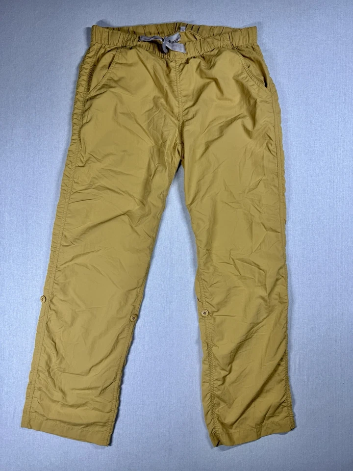 Pantalones Gramicci G para mujer talla L 34x30 enrollables con cinturón amarillo caqui al aire libre senderismo Foto 1 de 4
